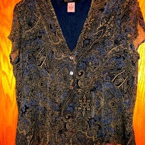 Jones New York Collection silk blouse, size 12